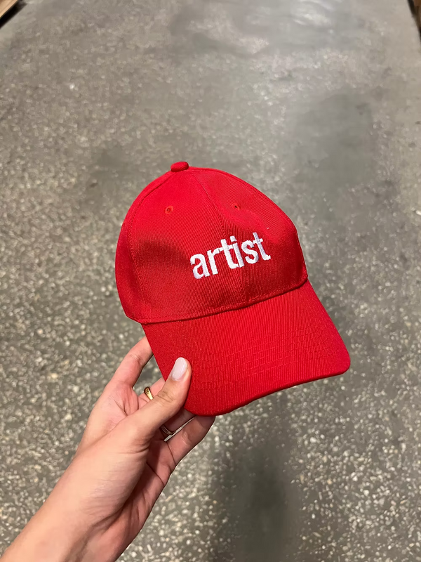 Red "Artist" Cap
