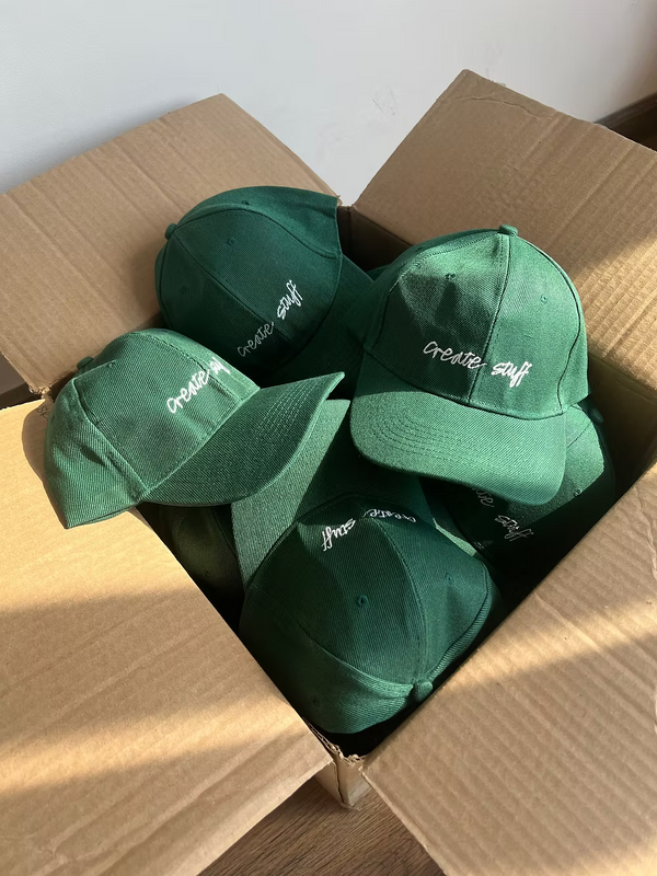 Green "Create Stuff" Cap